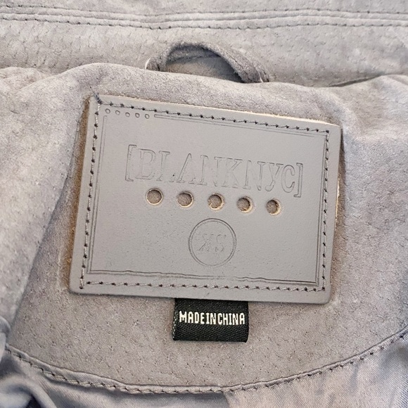 BlankNYC Gray Suede Leather
Asymmetrical Moto Jacket New Size XS - Picture 11 of 14
